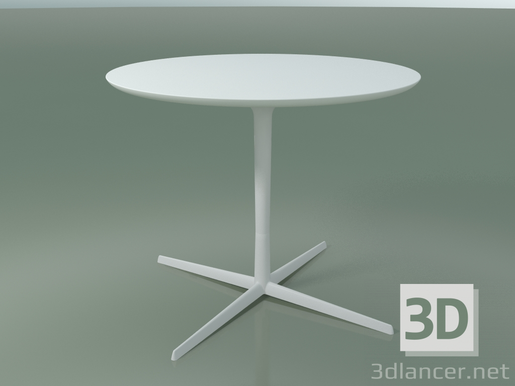 3d model Round table 0761 (H 74 - D 90 cm, M02, V12) - preview