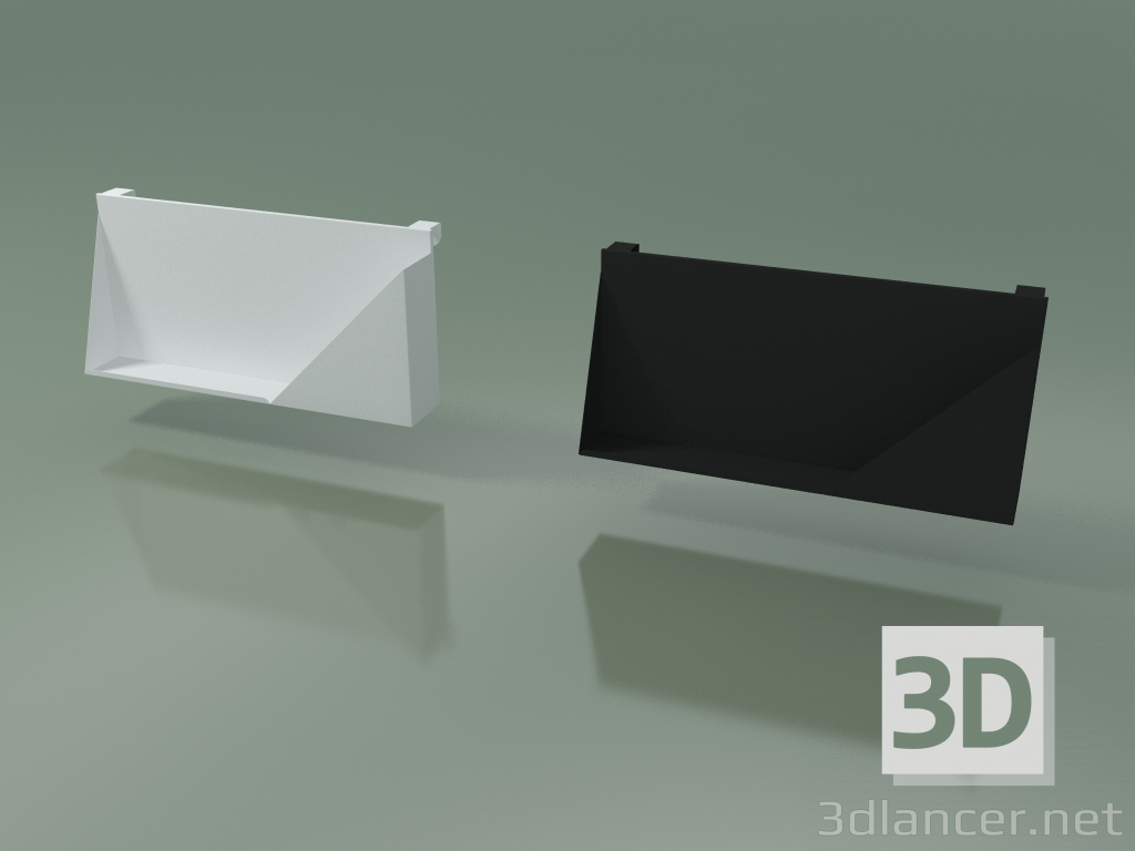 3D Modell Schmales Regal 6435 (L 63 cm) - Vorschau