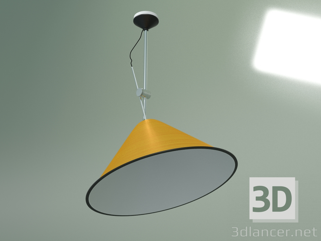 3d model Ceiling lamp Cone (gold) - preview