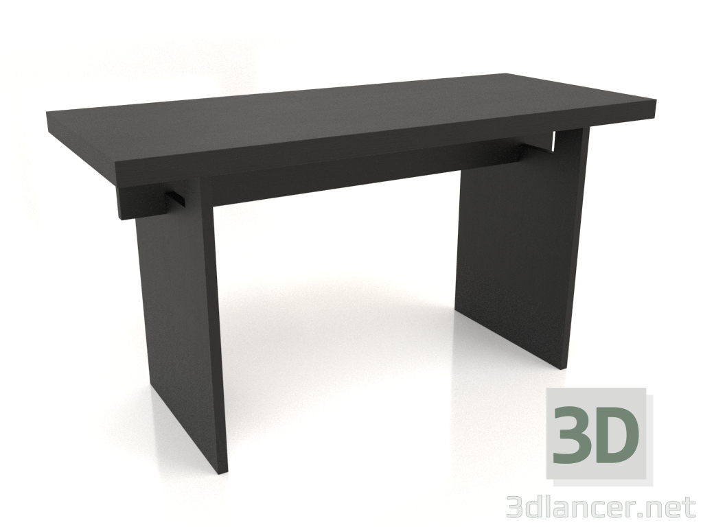 Modelo 3d Mesa de trabalho RT 13 (1400x600x750, madeira preta) - preview