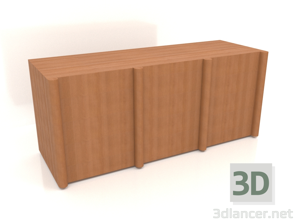 3 डी मॉडल बुफे मेगावाट 05 (1863х667х800, लकड़ी लाल) - पूर्वावलोकन
