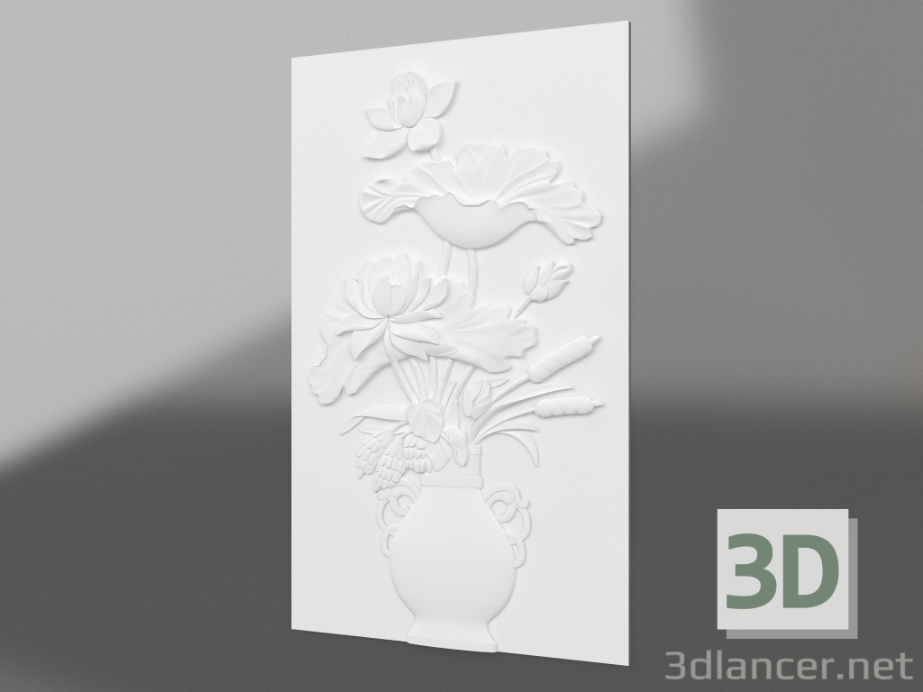 3d model Bas-relief of Athena - preview
