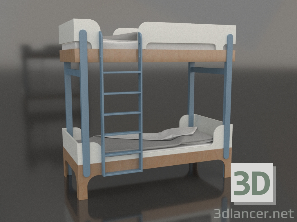 3 डी मॉडल चारपाई बिस्तर ट्यून क्यू (UZTQA1) - पूर्वावलोकन