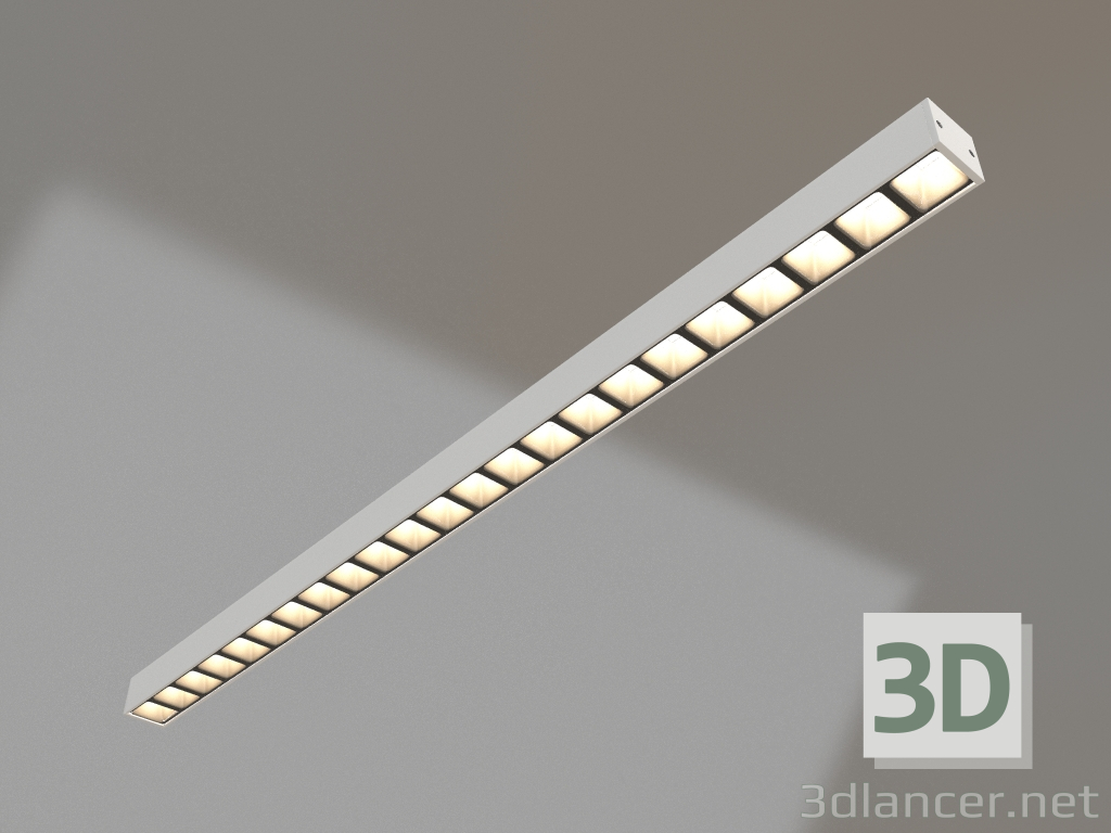 modello 3D Lampada SNAP-STARLINE-LASER-S600-13W Warm3000 (WH-BK, 80 gradi, 48V) - anteprima