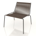 3d model Lounge chair Noel (Black base, Wool Flag Halyard Dark Grey) - preview