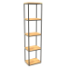 3d model Large rectangular rack (WOOD FLOOR, 40x30x170, 5 shelves) - preview