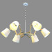 3d model Chandelier A5703LM-6WH - preview