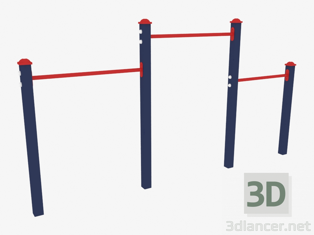 3D modeli Üçlü çubuk (7904) - önizleme