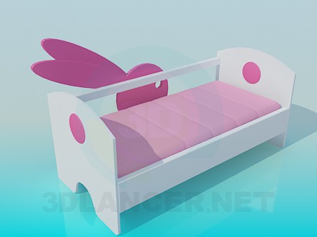3d model Crib - preview 3d model Crib - preview