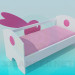 3d модель Детская кроватка – превью