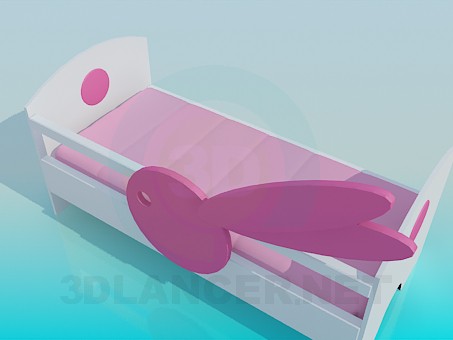 3d model Crib - preview 3d model Crib - preview
