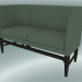 3d model Double sofa Mayor (AJ6, H 82cm, 62x138cm, Walnut, Divina - 944) - preview