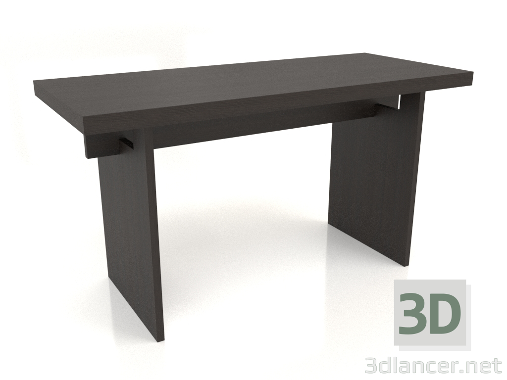 3D Modell Arbeitstisch RT 13 (1400x600x750, Holzbraun dunkel) - Vorschau