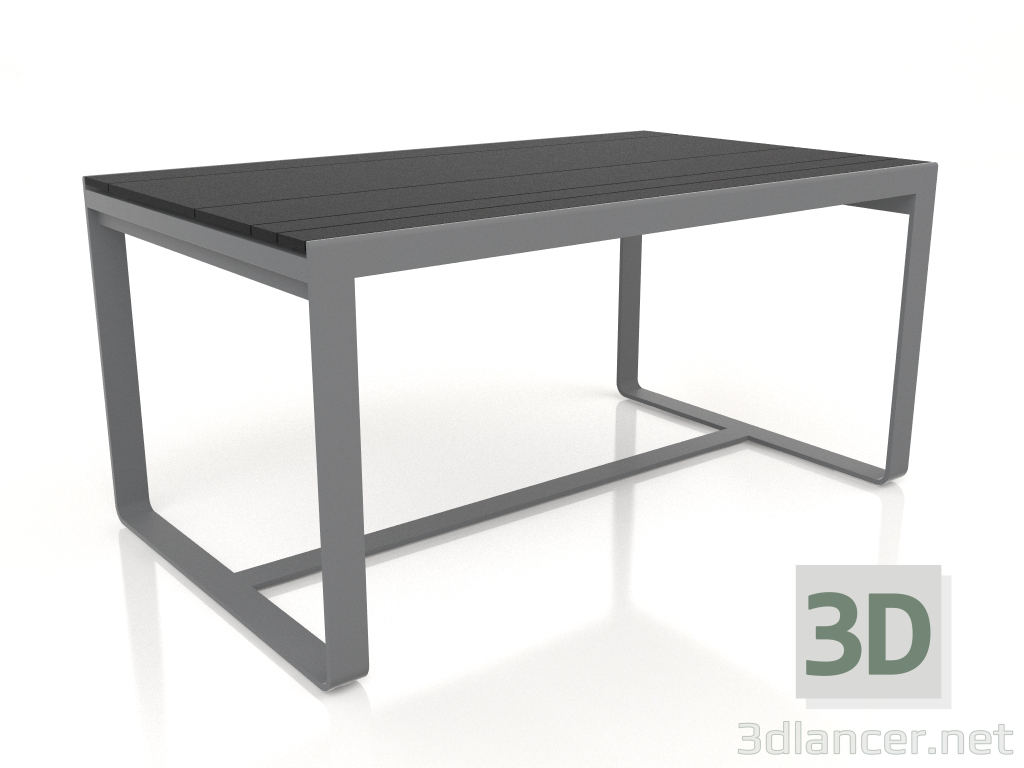 3d модель Стол обеденный 150 (DEKTON Domoos, Anthracite) – превью