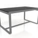 modèle 3D Table à manger 150 (DEKTON Domoos, Anthracite) - preview