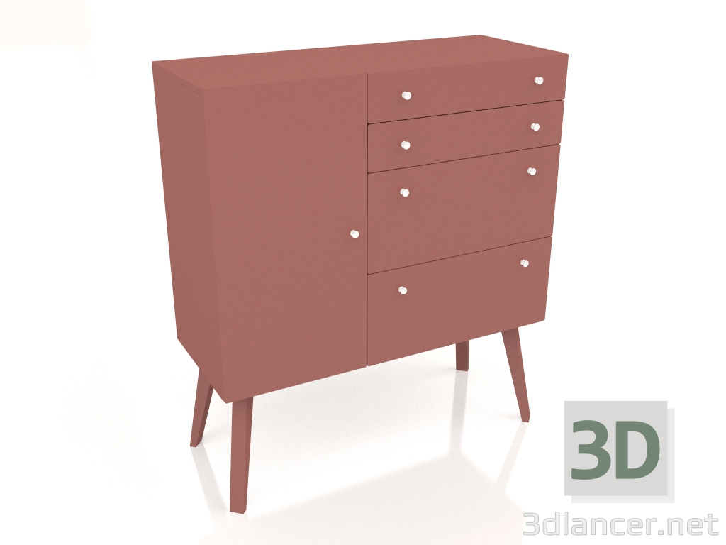 Modelo 3d Cômoda grande Lutreola (opção 3) - preview