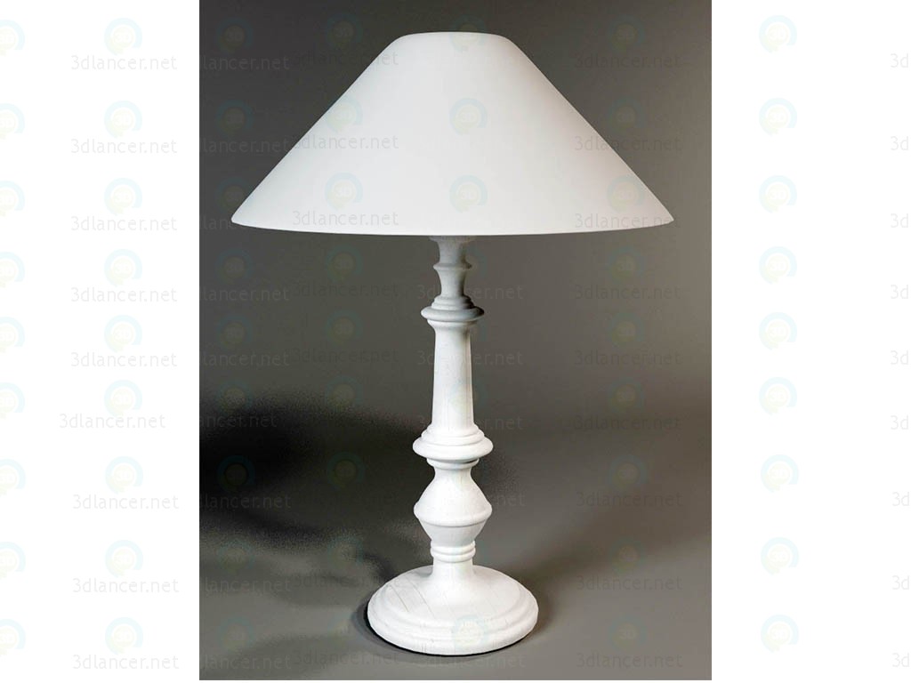 3d model table lamp - preview