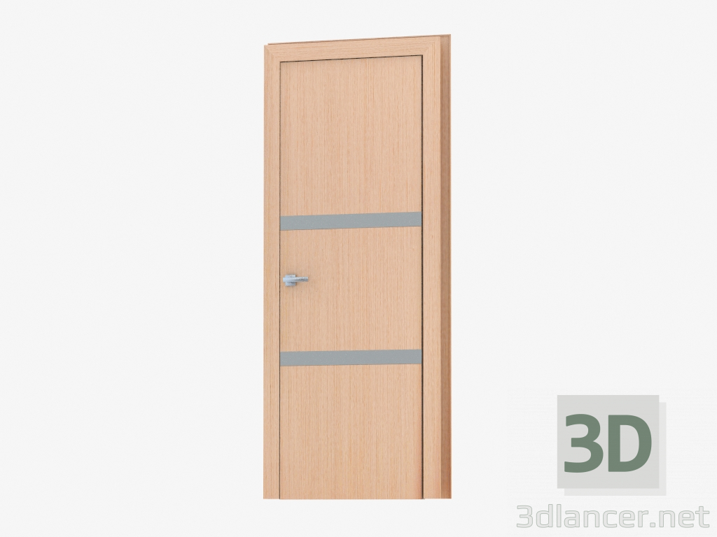 3d модель Двері міжкімнатні (31.30 silver mat) – превью
