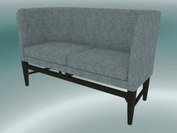 Prefeito de sofá duplo (AJ6, A 82cm, 62x138cm, Noz, Hallingdal - 130)