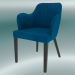 Modelo 3d Meia Cadeira Jenny (Azul) - preview