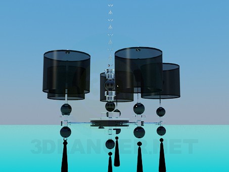 3d model Strict chandelier - preview 3d model Strict chandelier - preview