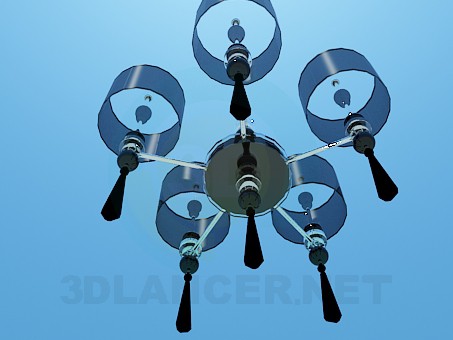 3d model Strict chandelier - preview 3d model Strict chandelier - preview