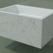 3D modeli Duvara monte lavabo (02R142301, Carrara M01, L 72, P 48, H 36 cm) - önizleme