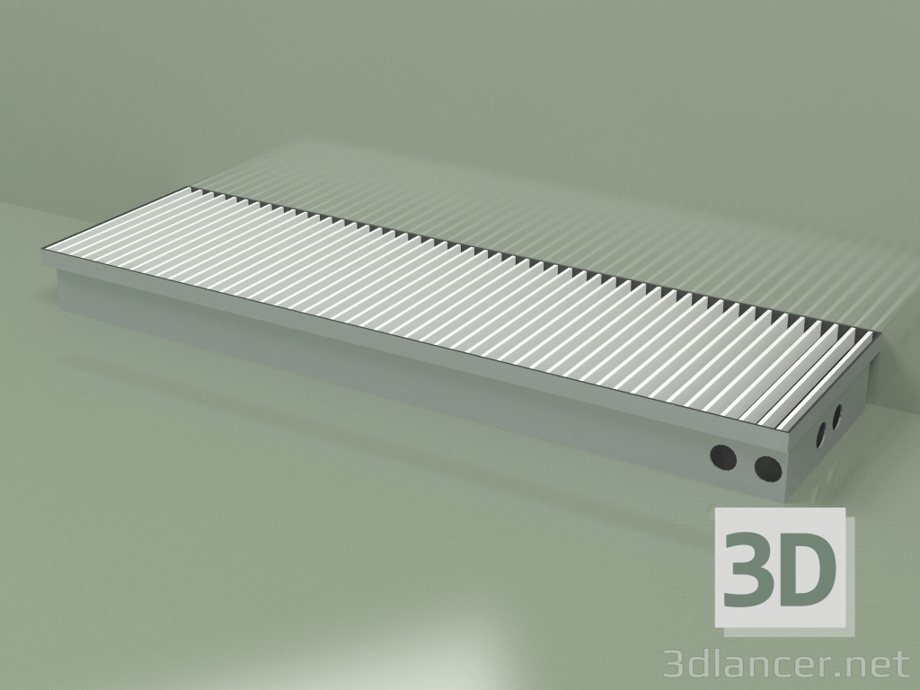 modello 3D Convettore canalizzabile - Aquilo FMK (290x1000x90, RAL 9016) - anteprima