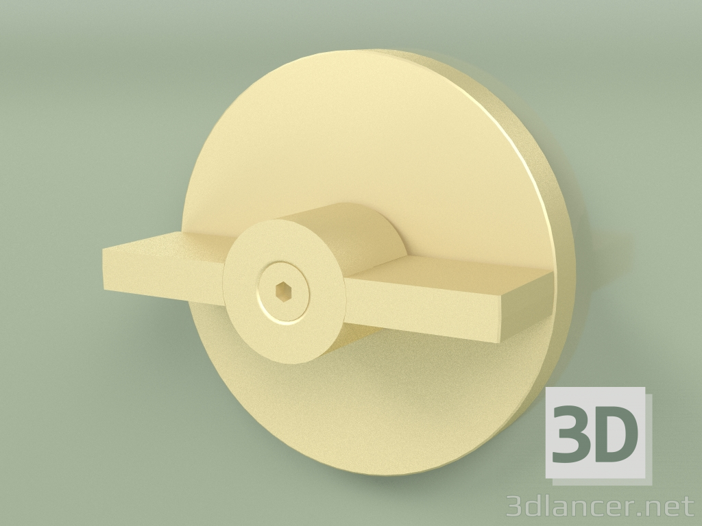 modello 3D Miscelatore idroprogressivo a parete (19 63, OC) - anteprima