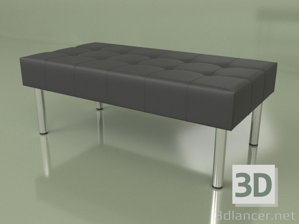 modèle 3D Banquet double Business (Cuir noir) - preview