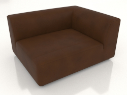 Sofa module corner asymmetrical left (option 2)