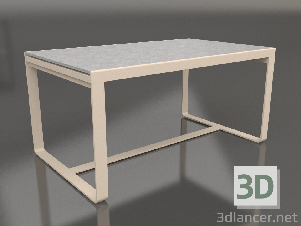 modello 3D Tavolo da pranzo 150 (DEKTON Kreta, Sabbia) - anteprima