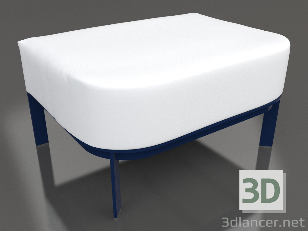 Modelo 3d Pufe para cadeira (azul noite) - preview