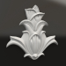 3d model Decorative plaster element DE 002 (136x145) - preview