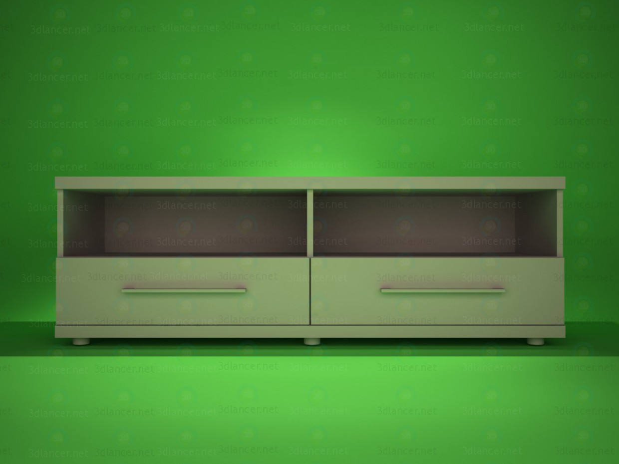 3d model TV stand 2 - preview