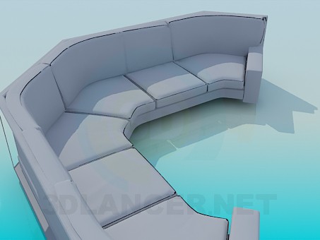 3d модель Диван – превью 3d модель Диван – превью