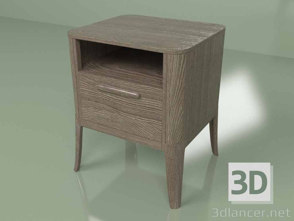 3d model Bedside table Glare (dark) - preview