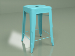 Chaise semi-bar Marais Color (bleu)
