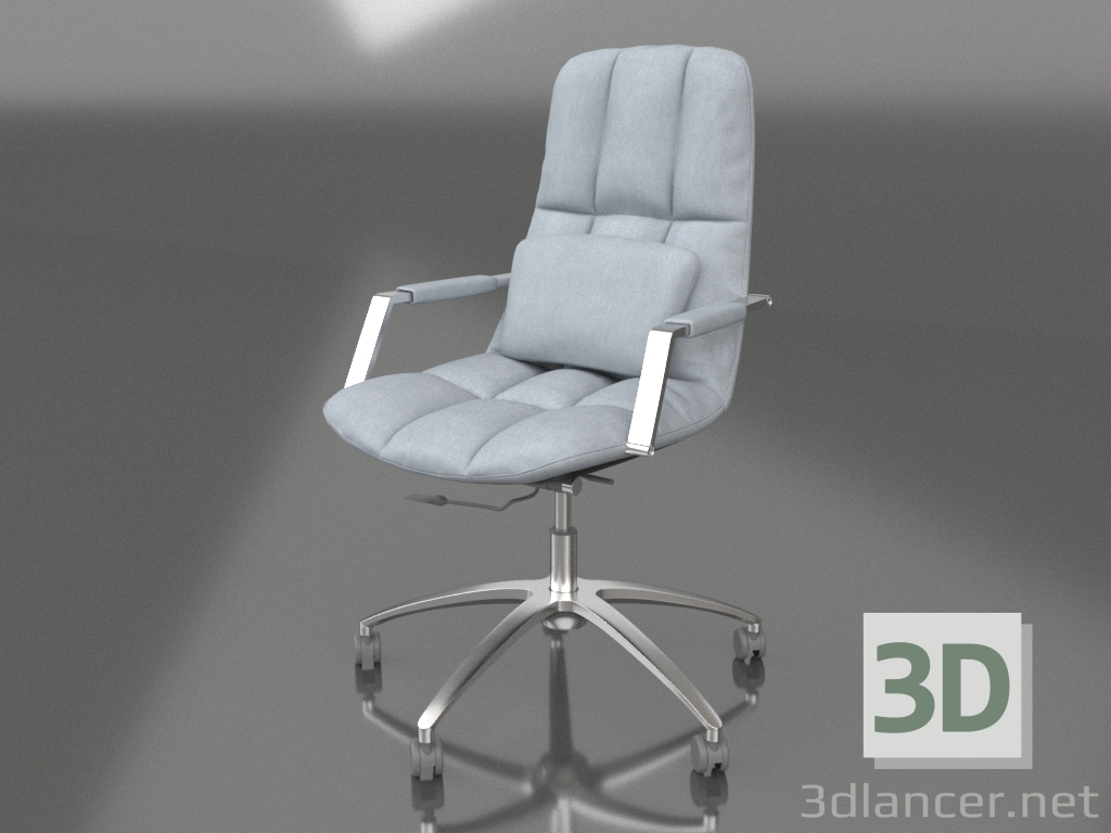 3D Modell Sessel Taylor (blau) - Vorschau