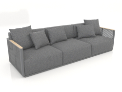 3-Sitzer-Sofa (Anthrazit)