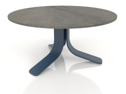 Кофейный стол Ø80 (Grey blue, DEKTON Radium)