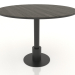 3d model Mesa de comedor Ø 1000 mm (nogal fresno) - vista previa