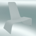 Modelo 3d Poltrona LAND lounge chair (1100-00, branca) - preview