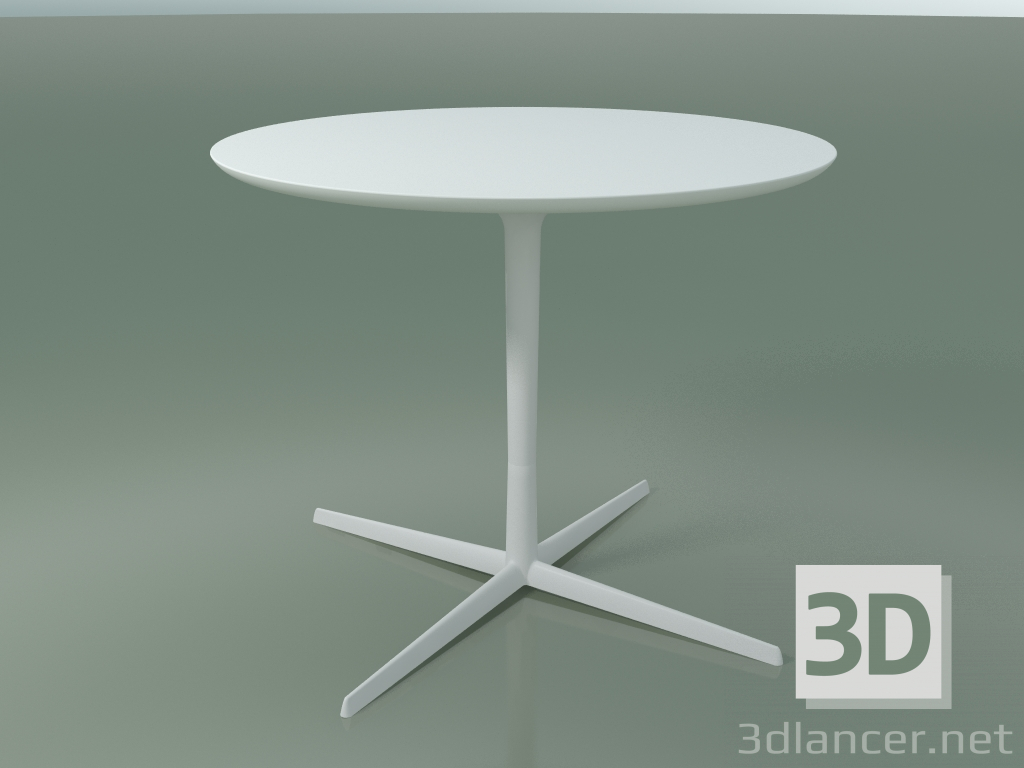 modèle 3D Table ronde 0762 (H 74 - P 90 cm, F01, V12) - preview
