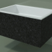 3D modeli Duvara monte lavabo (02R142301, Nero Assoluto M03, L 72, P 48, H 36 cm) - önizleme