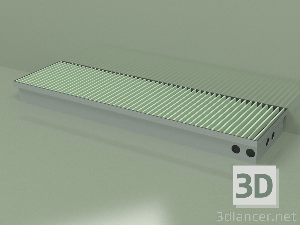 modello 3D Convettore canalizzabile - Aquilo FMK (290x1000x90, RAL 6019) - anteprima