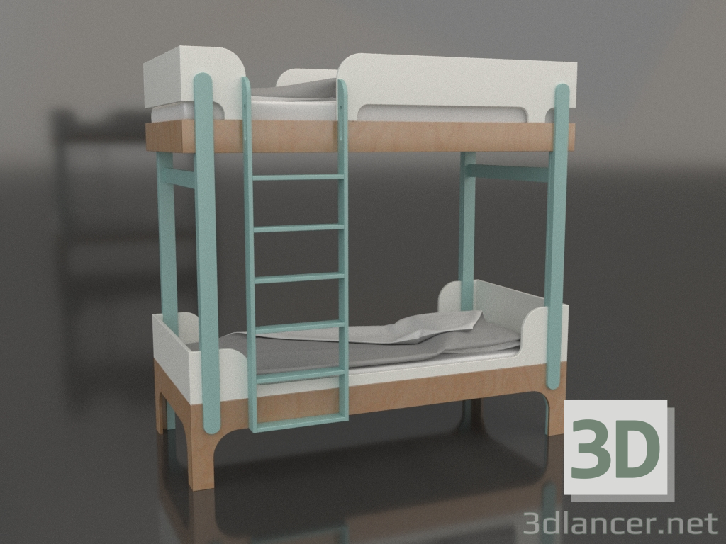 3 डी मॉडल चारपाई बिस्तर ट्यून क्यू (UTTQA1) - पूर्वावलोकन