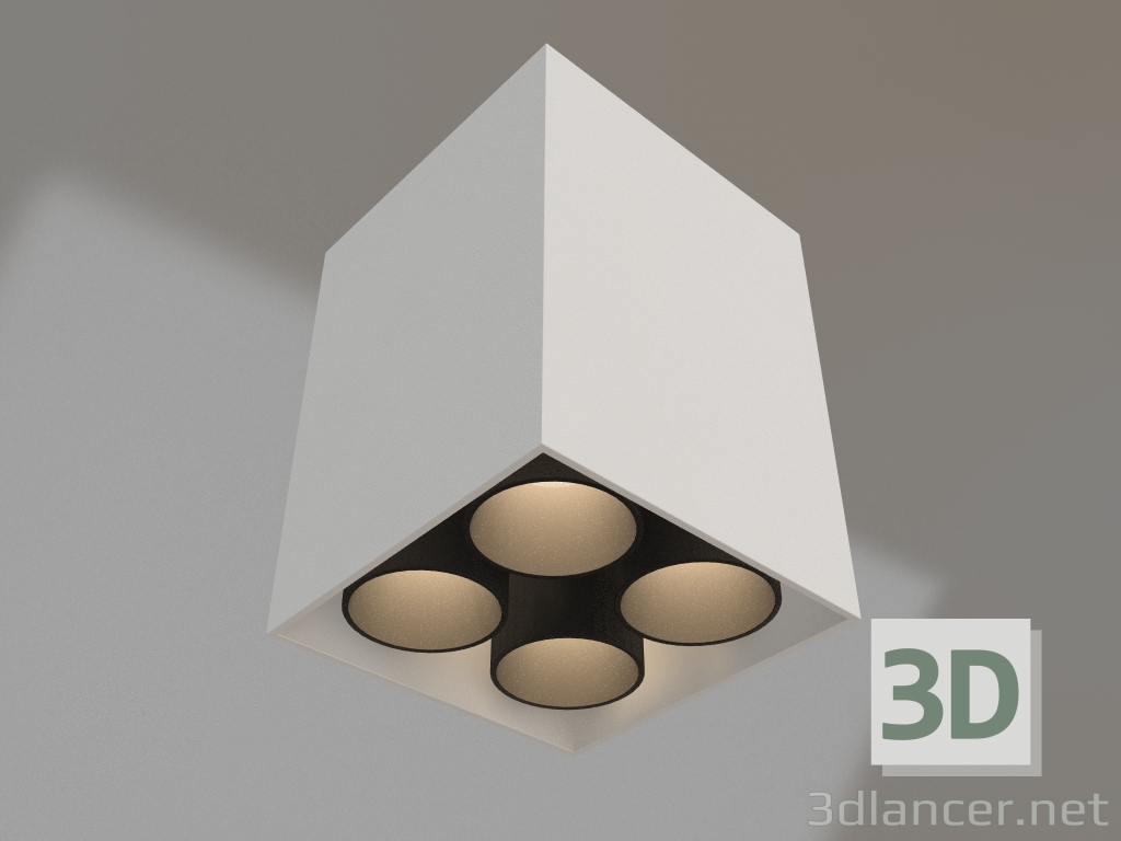3D Modell Lampe SP-ORIENT-SURFACE-TC-S65x65-10W Day4000 (WH, 30 Grad, 230V) - Vorschau