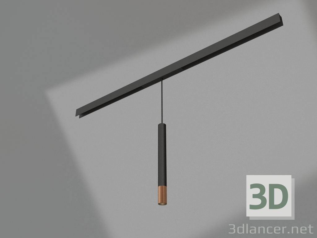 modèle 3D Lampe MAG-SPOT-HANG-25-R30-5W Warm3000 (BK-GD, 45deg, 24V) - preview