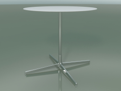 Table ronde 5554 (H 72,5 - Ø 79 cm, Blanc, LU1)